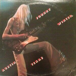 johnny winter austin texas rare 1973 blues lp - gibson guitar slinger rock edgar
